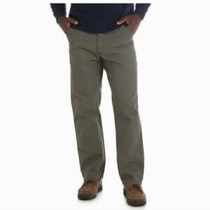 RUSTLER VINTAGE CARPENTER CARGO WORK PANTS 34 34